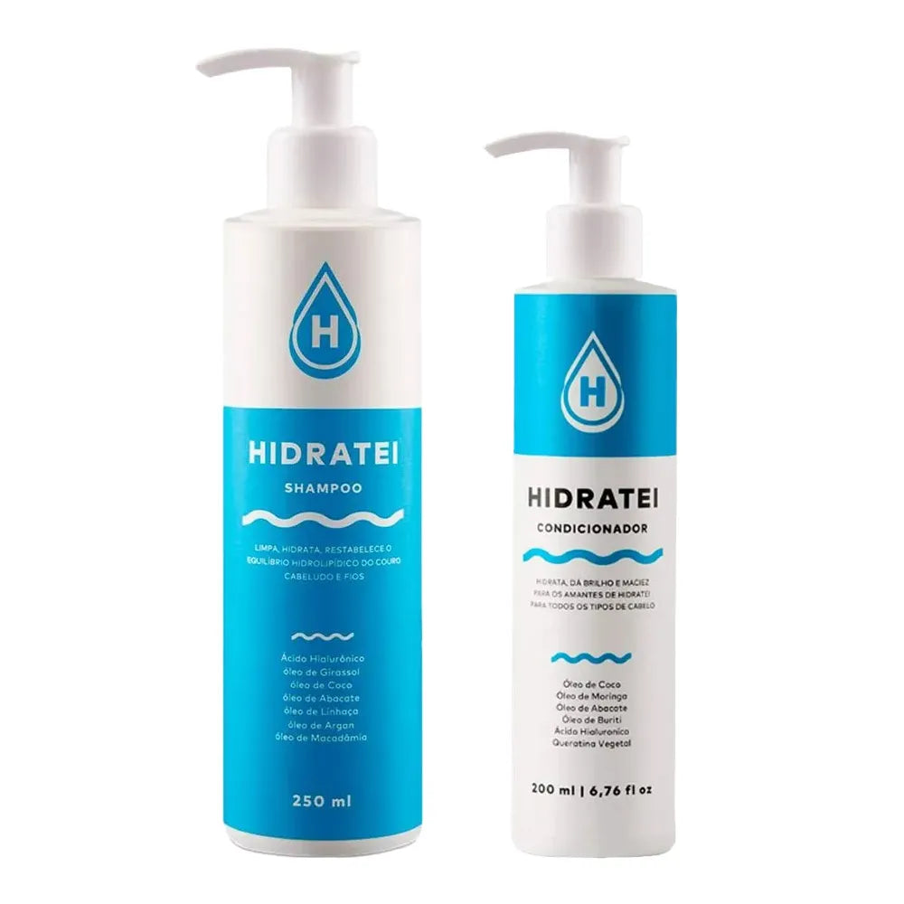 Hidratei Kit Shampoo 250ml + Condicionador 200ml (450ml)